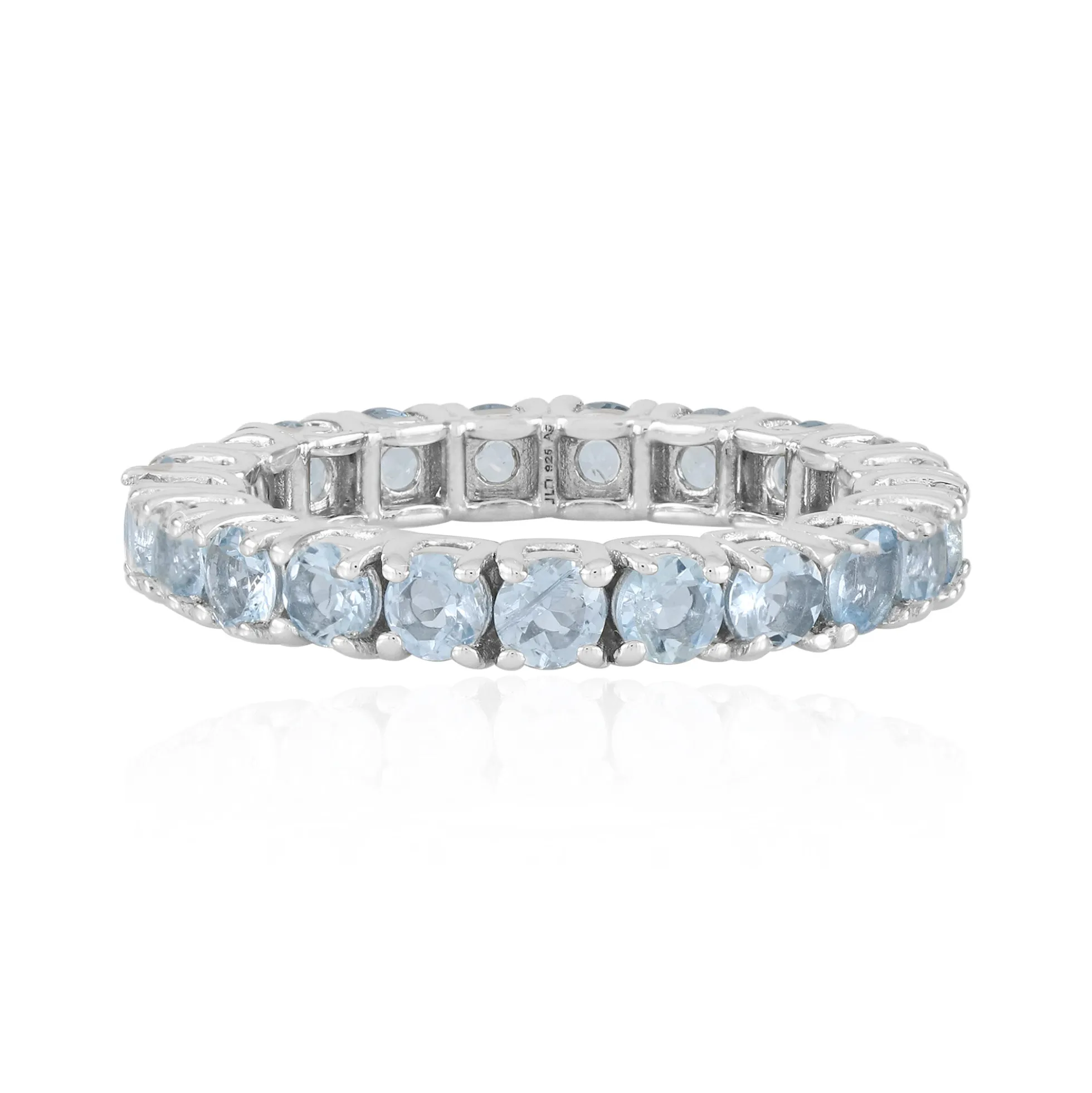 Brasilianischer Aquamarin-Silberring