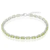 Burmesischer Peridot-Silberarmband
