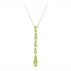 Burmesischer Peridot-Silbercollier