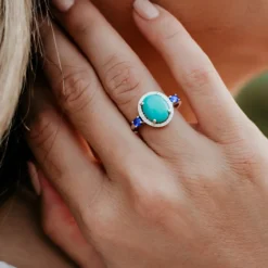 Campitos-Türkis-Silberring (Faszination Türkis)