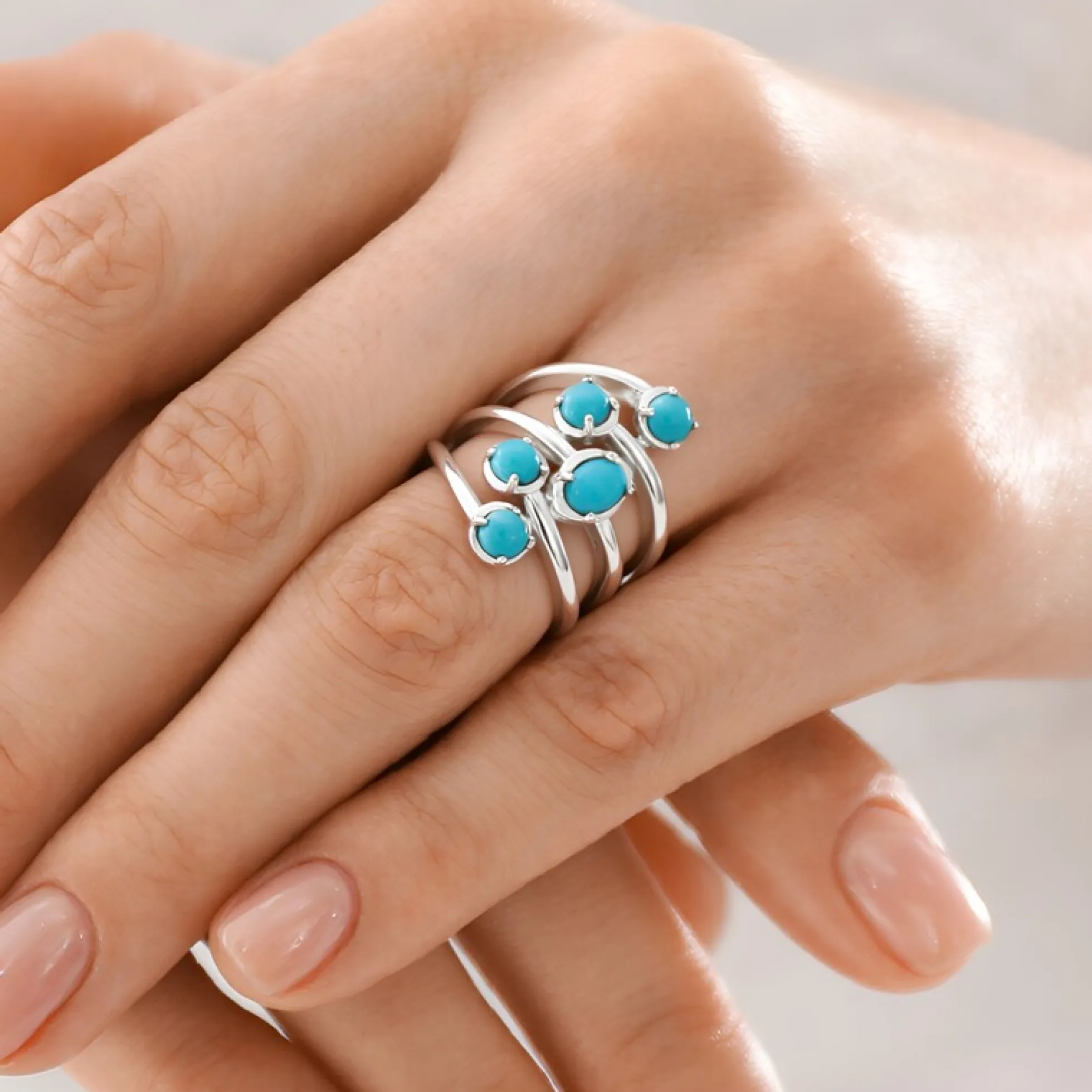 Campitos-Türkis-Silberring (Faszination Türkis)