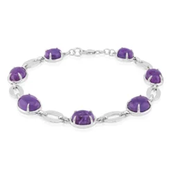 Charoit-Silberarmband