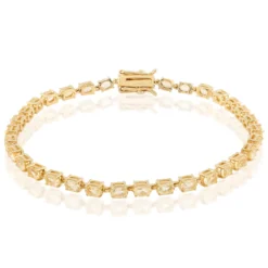 Citrin-Silberarmband