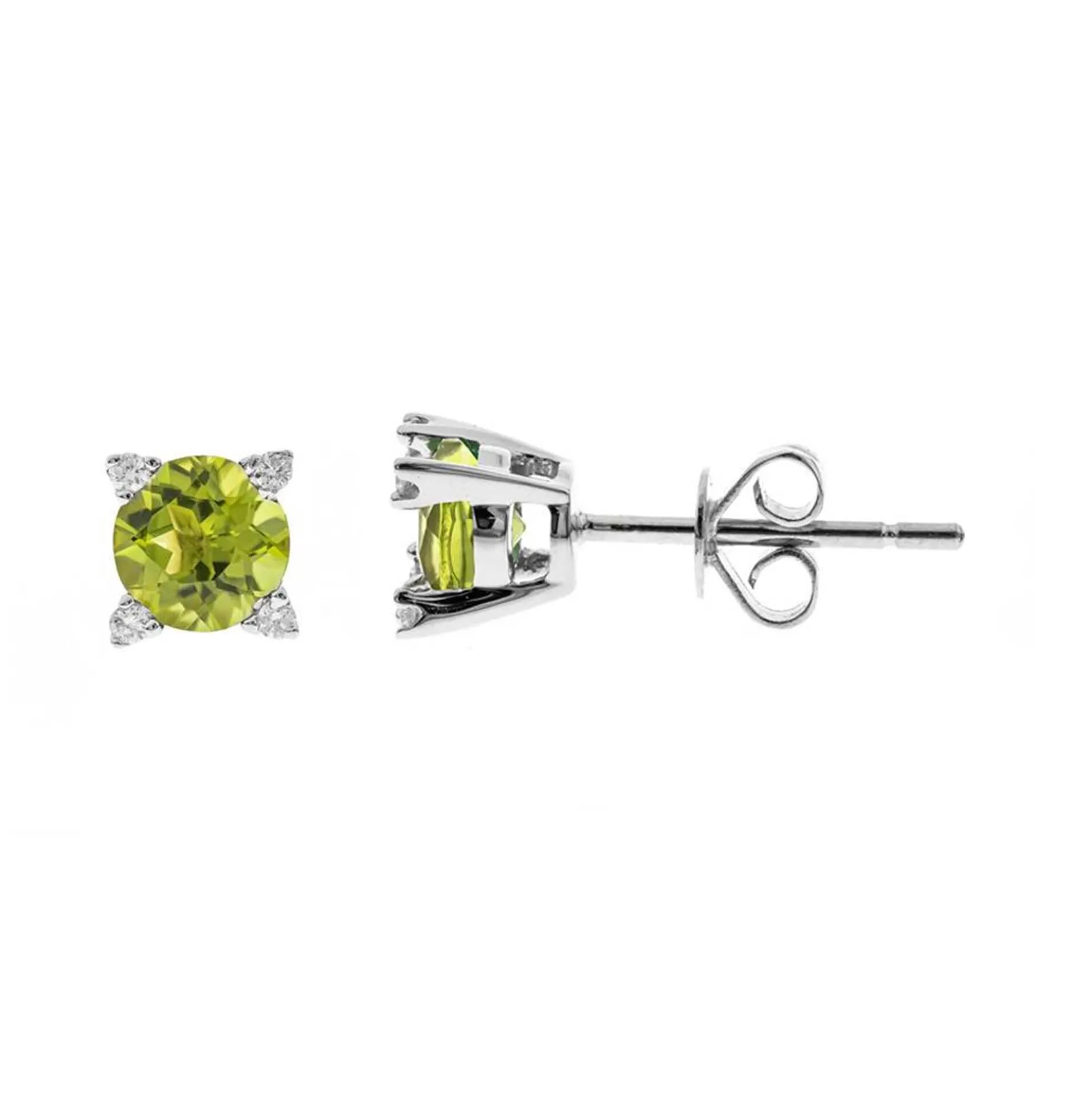 Dashihe-Peridot-Goldohrringe