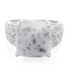 Dendriten-Achat-Silberring