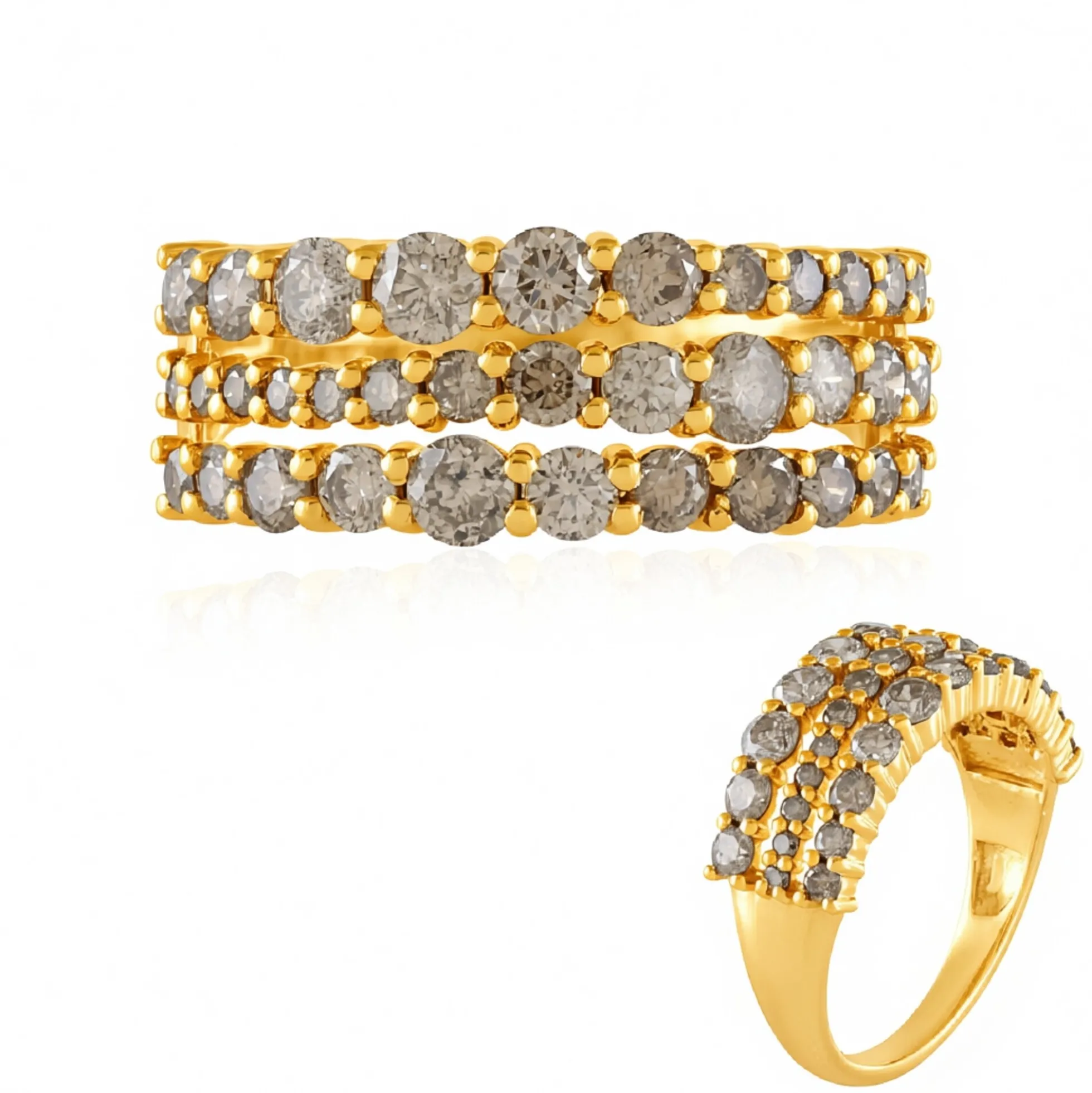 Diamant-Goldring