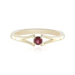Edelroter Spinell-Goldring