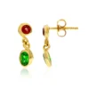 Edelstein-Goldohrringe
