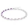 Edelstein-Silberarmband
