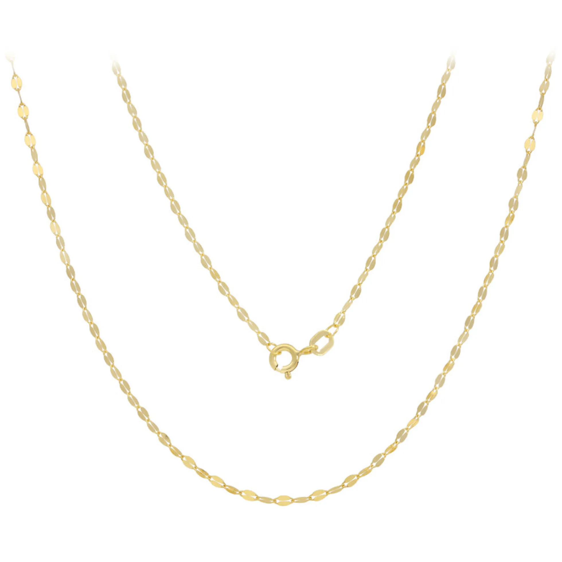 375er Gelbgold-Halskette - 1 g - 50 cm