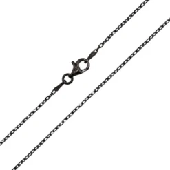 925er Silber-Ankerkette - 3,71 g - 90 cm - rutheniert