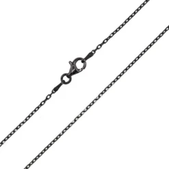 925er Silber-Ankerkette - 3,35 g - 80 cm - rutheniert