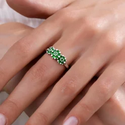 Fancy-Brillant-Silberring