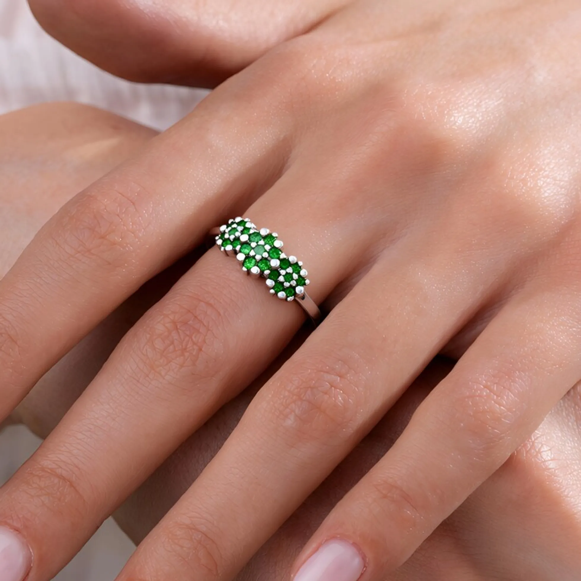 Fancy-Brillant-Silberring