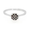 Fancy-Diamant-Silberring