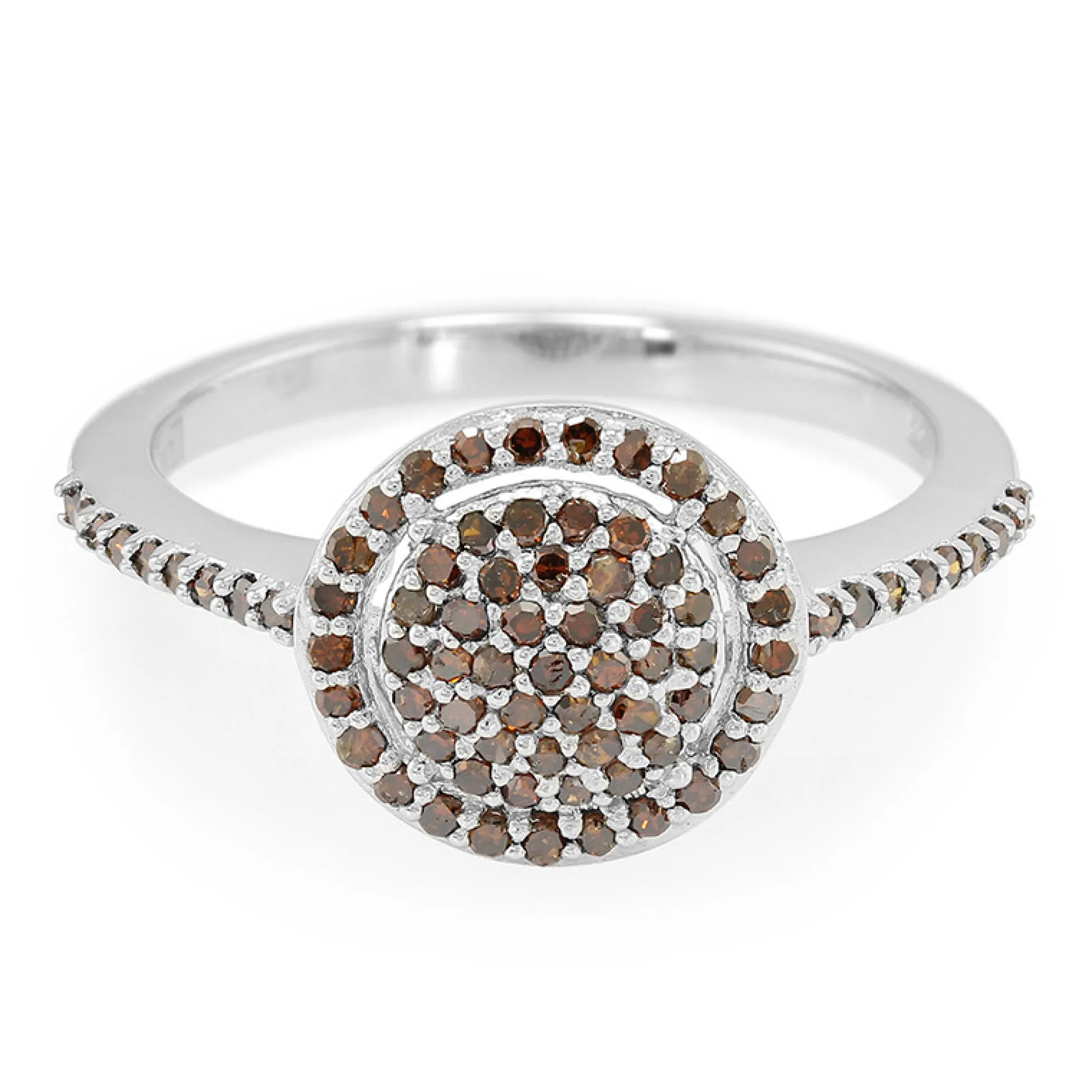 Fancy-Diamant-Silberring