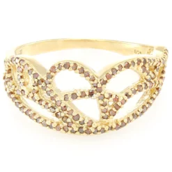 Fancy-Diamant-Silberring