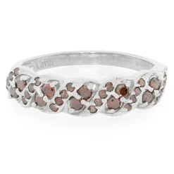 Fancy-Diamant-Silberring