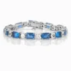 Farbwechsel-Fluorit-Silberarmband