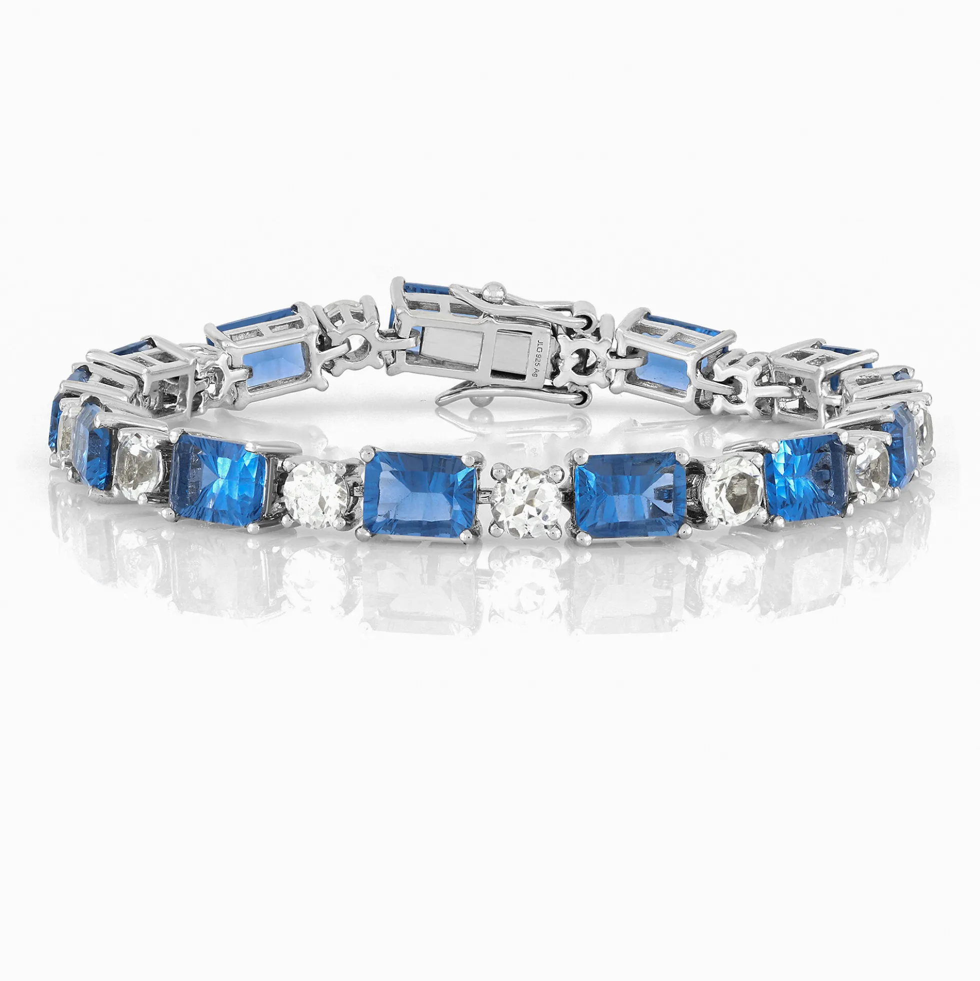 Farbwechsel-Fluorit-Silberarmband
