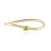 Gelber SI2 Brillant-Goldring