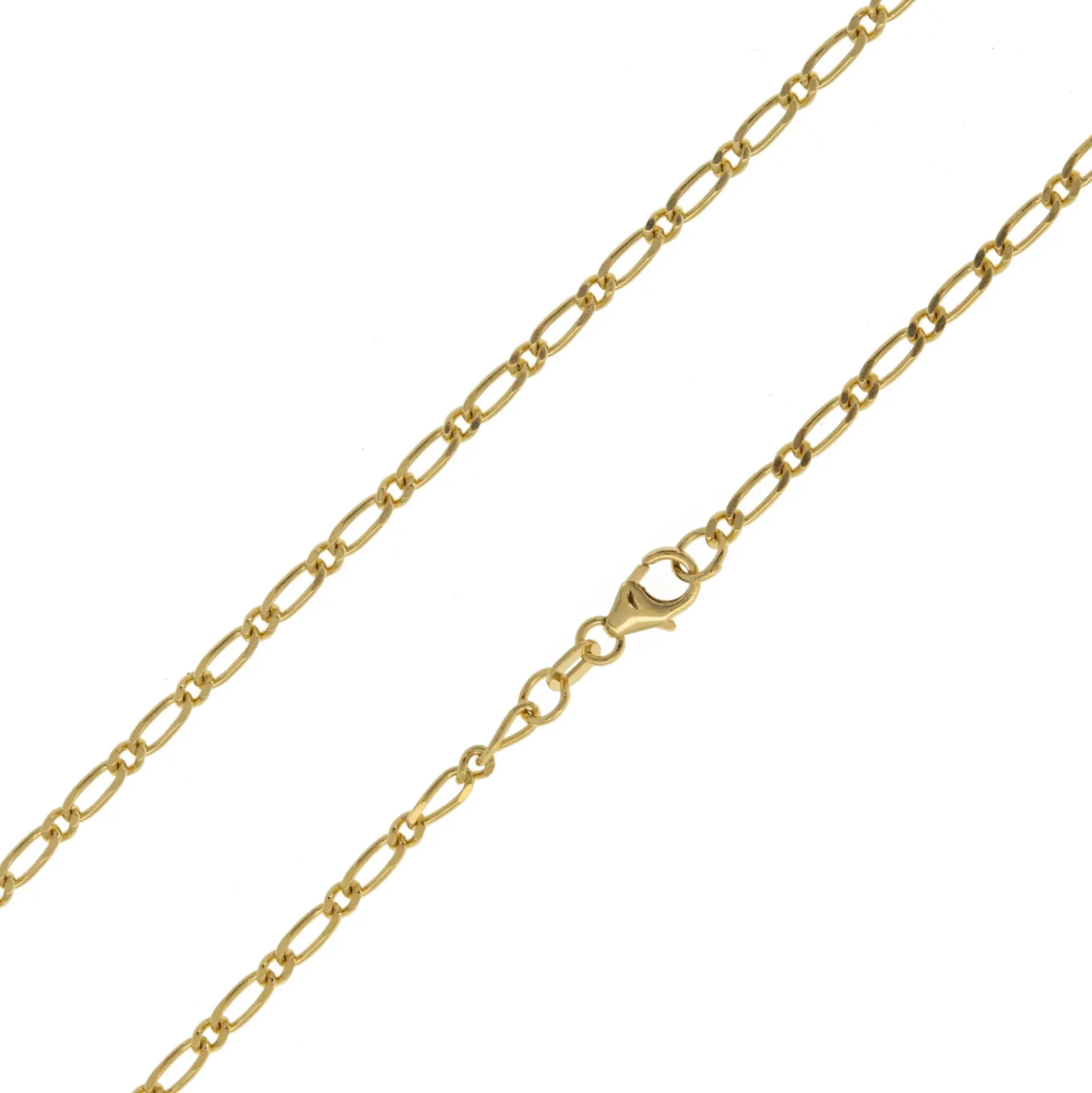 Gelbgold-Figarokette - 1,62 g - 45 cm