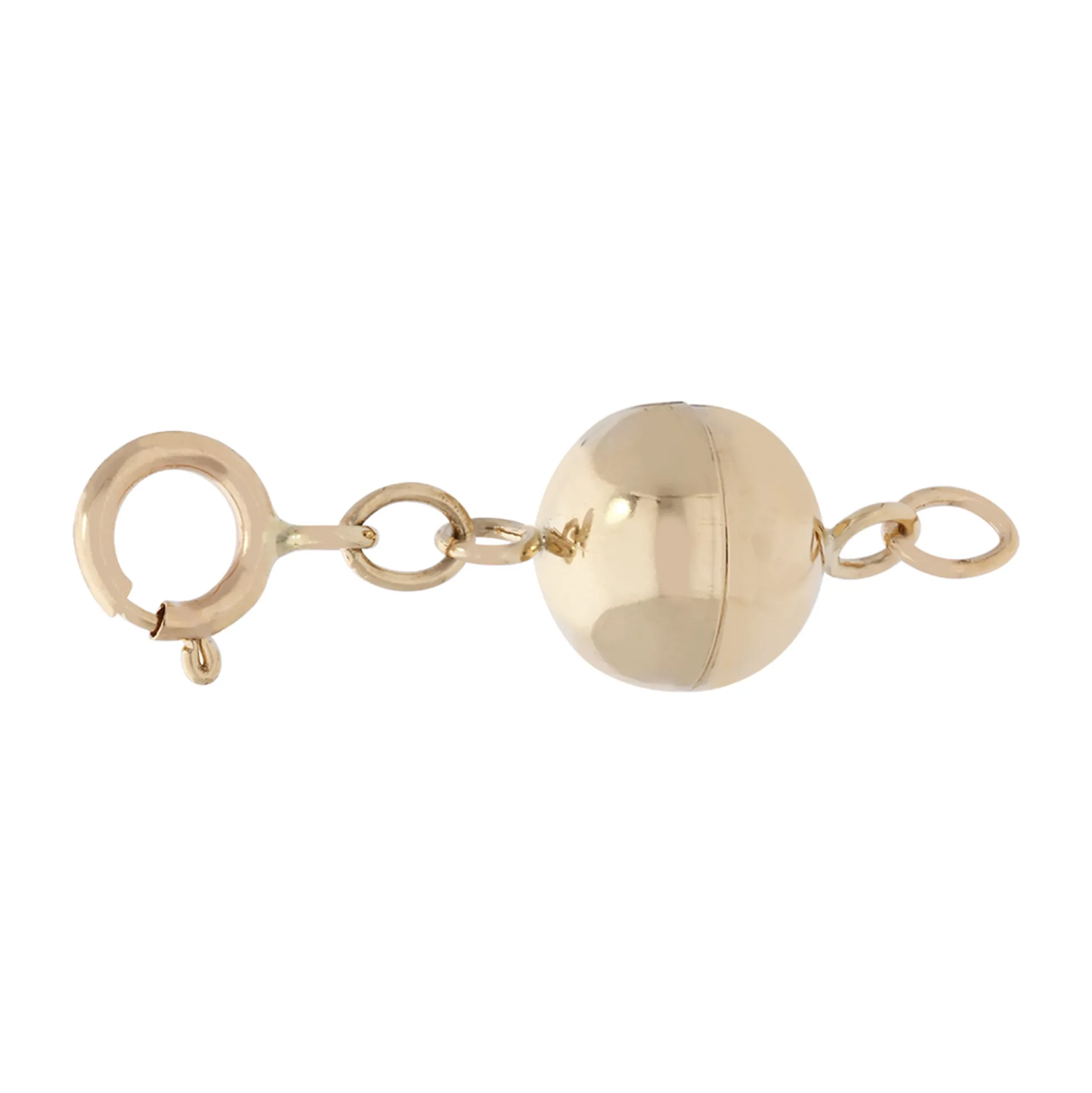Gelbgold-Magnetverschluss - 1 g - 2,1 cm
