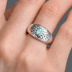 Grandidierit-Silberring