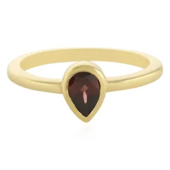 Himbeer-Zirkon-Silberring