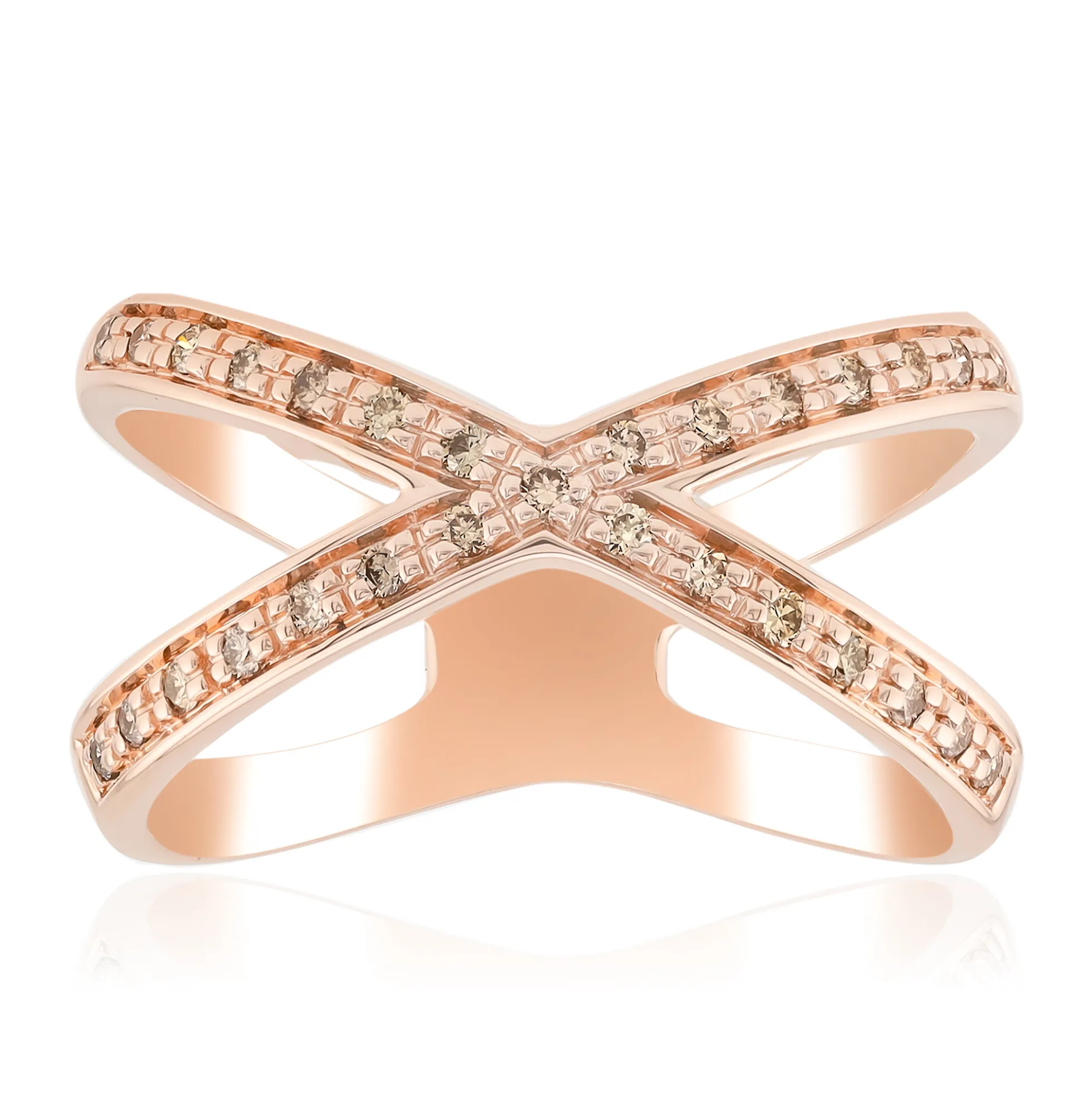 I1 Argyle-Rose de France-Brillant-Silberring
