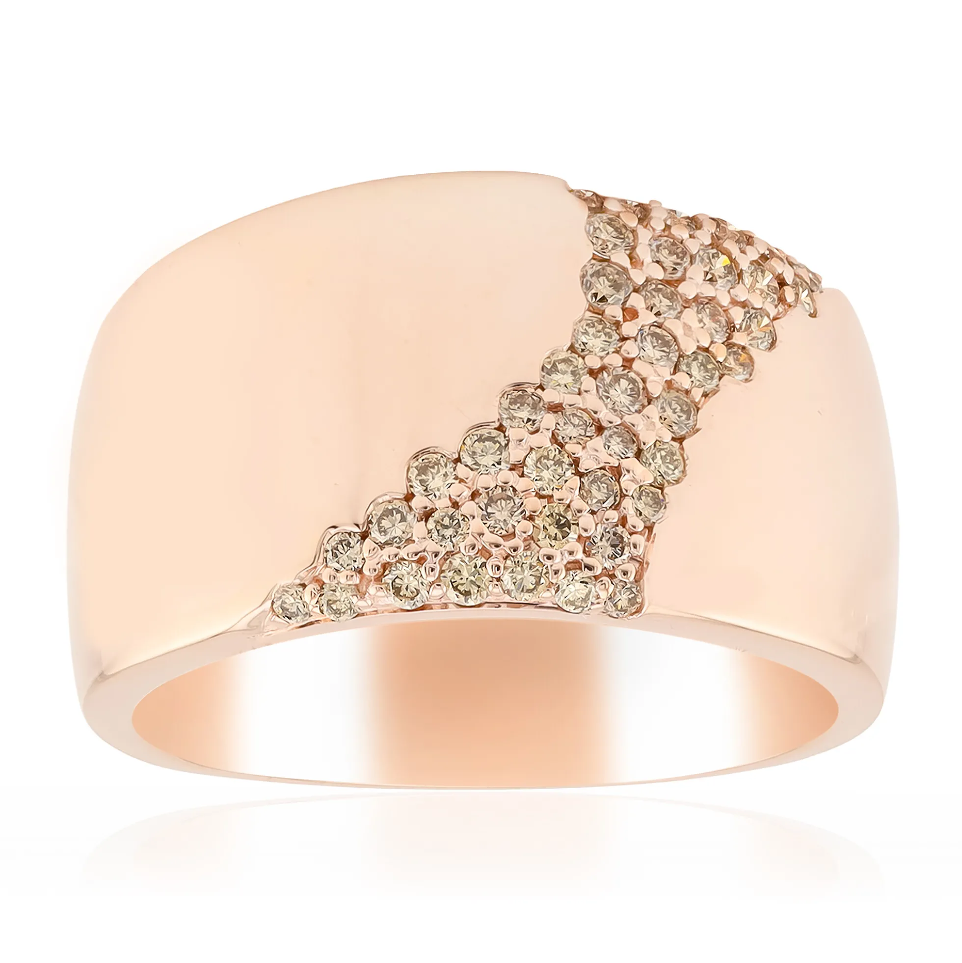 I1 Argyle-Rose de France-Brillant-Silberring