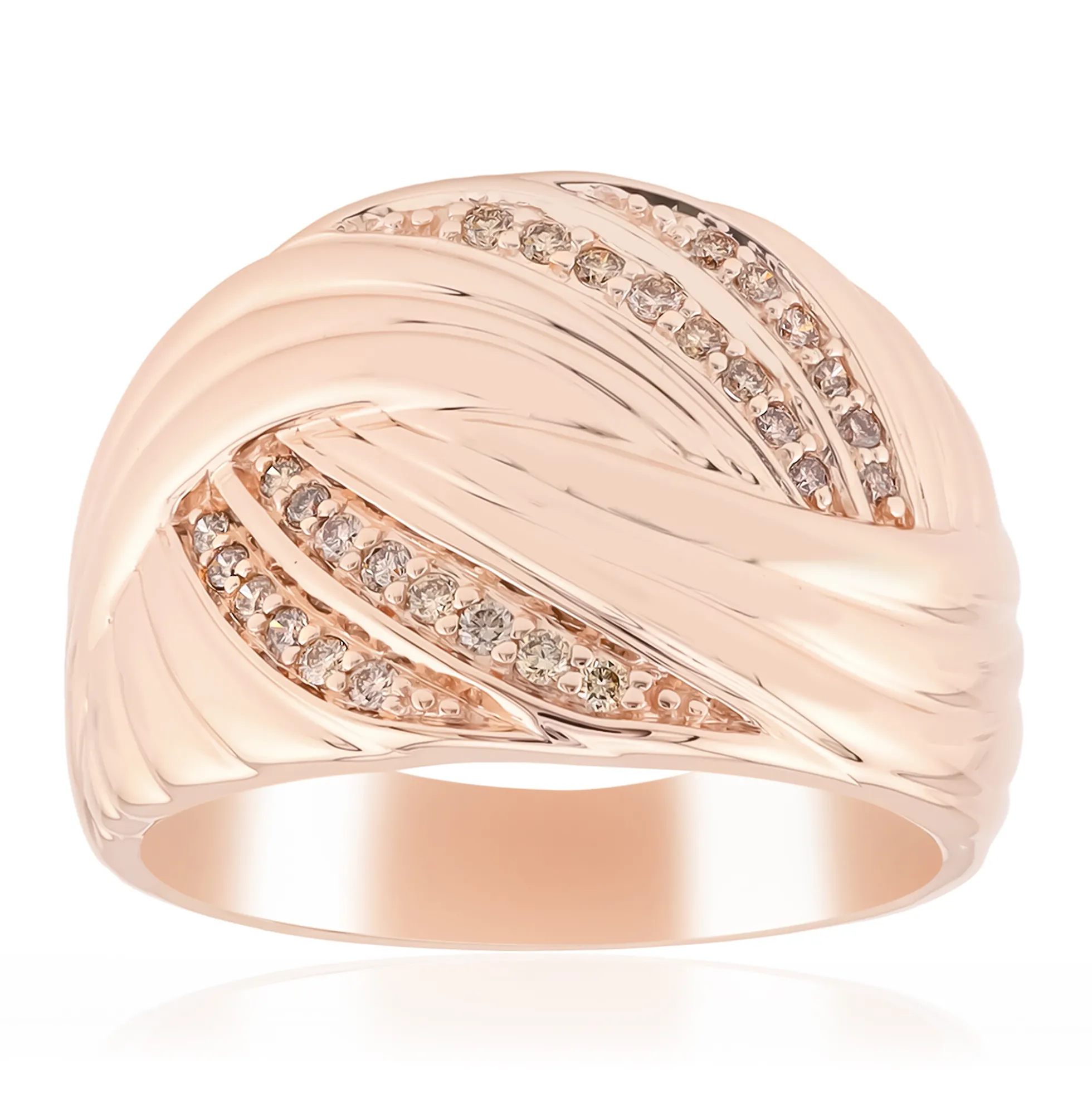 I1 Argyle-Rose de France-Brillant-Silberring