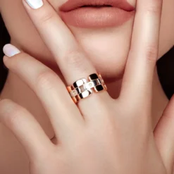 I1 Argyle-Rose de France-Brillant-Silberring