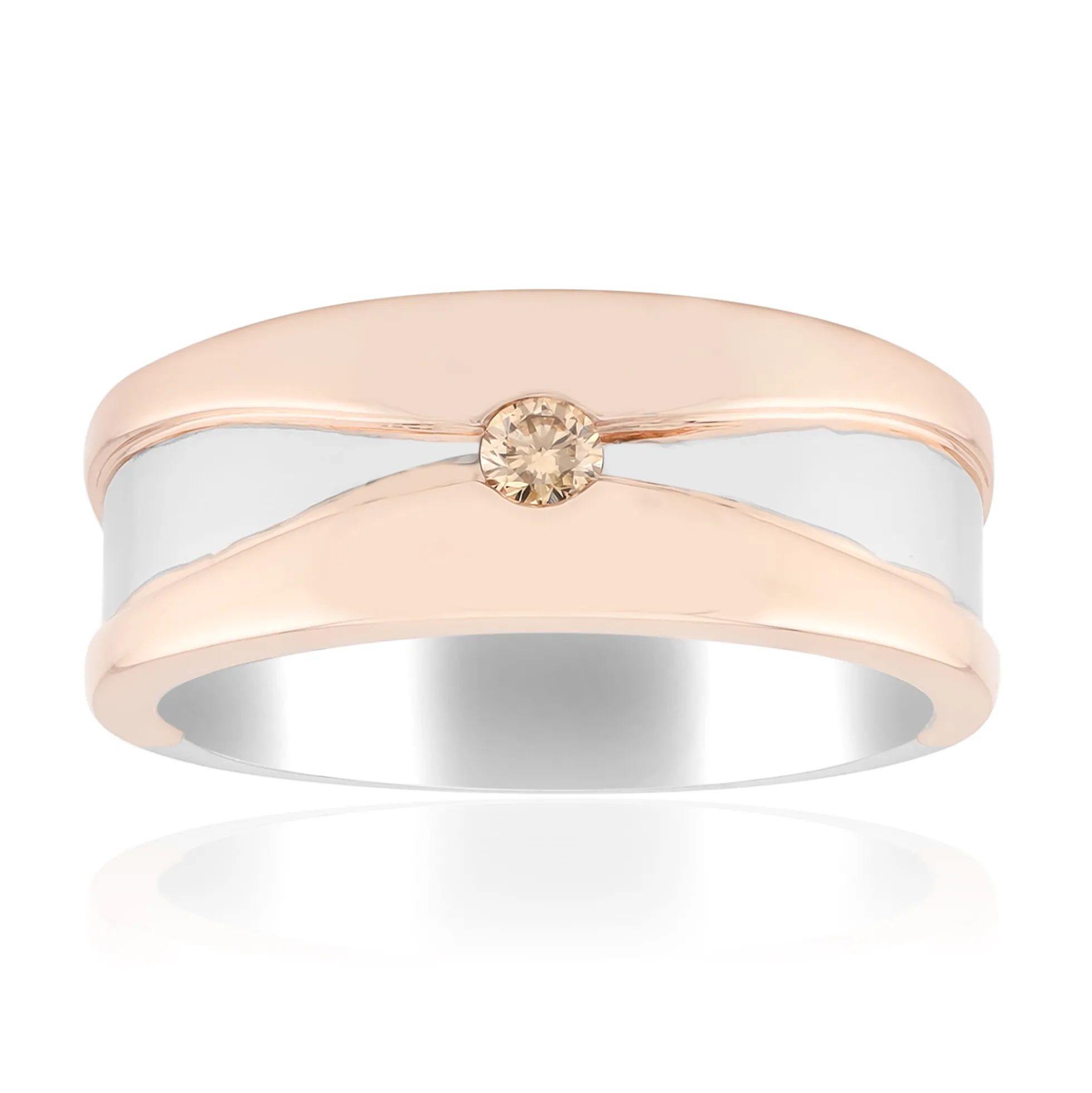 I1 Argyle-Rose de France-Brillant-Silberring