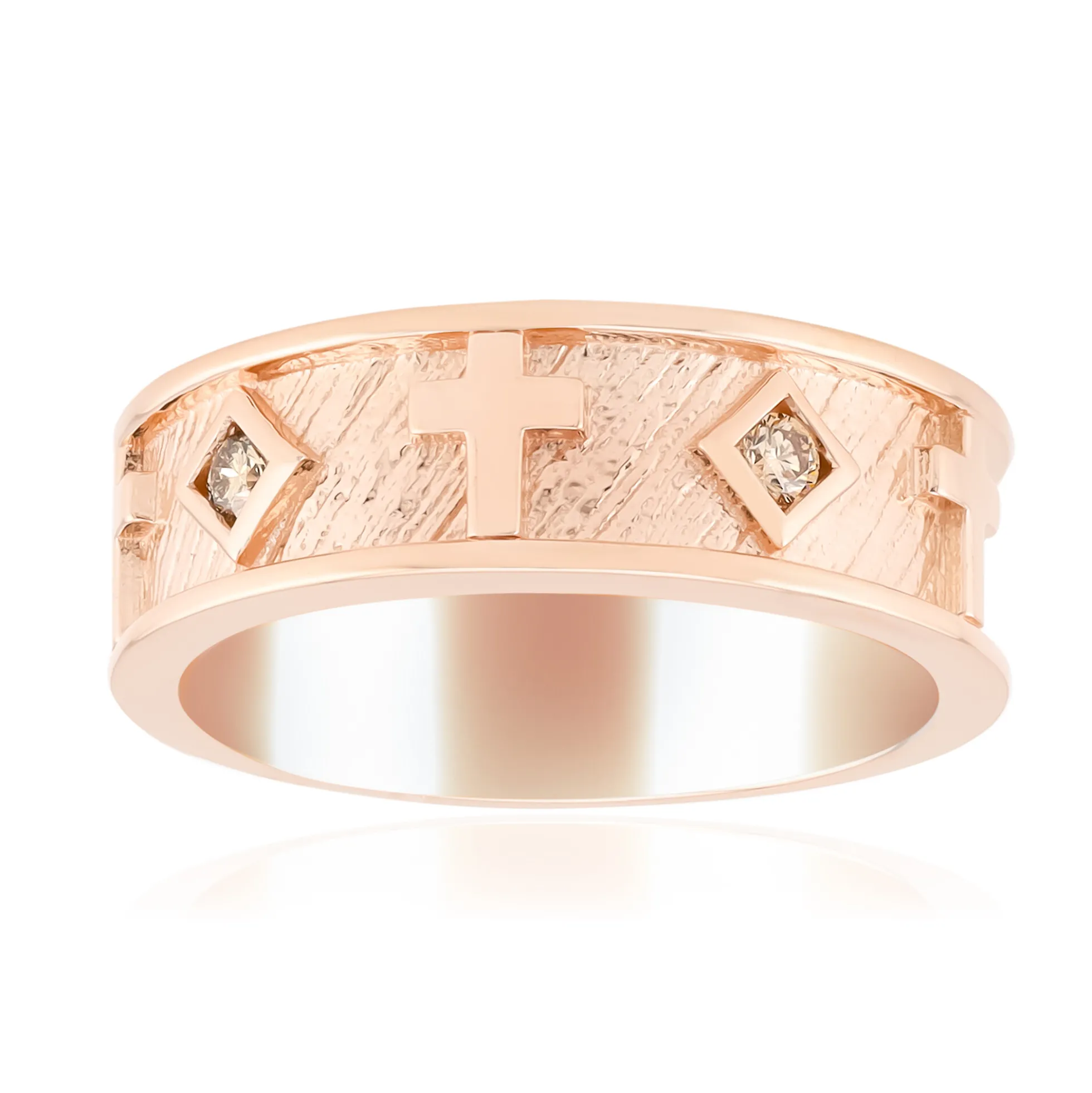 I1 Argyle-Rose de France-Brillant-Silberring