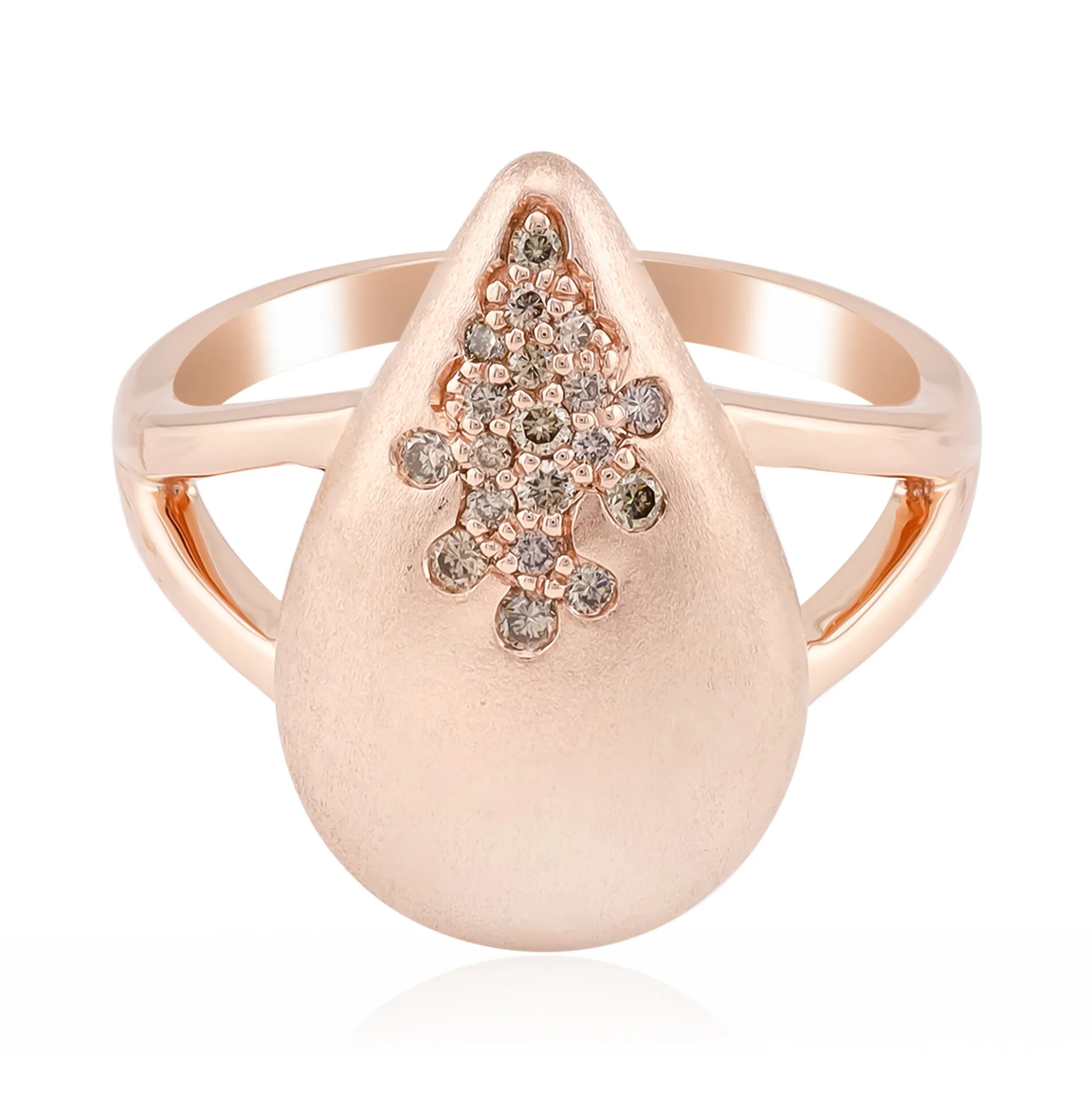 I1 Argyle-Rose de France-Brillant-Silberring