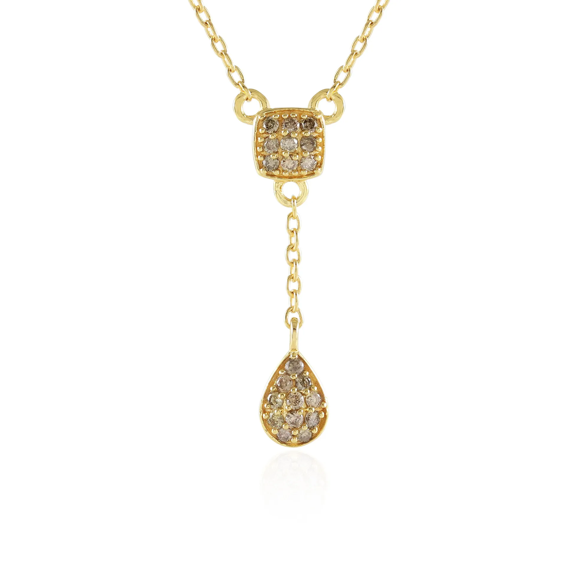I2 Champagner-Brillant-Silbercollier