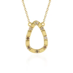 I2 Champagner-Brillant-Silbercollier