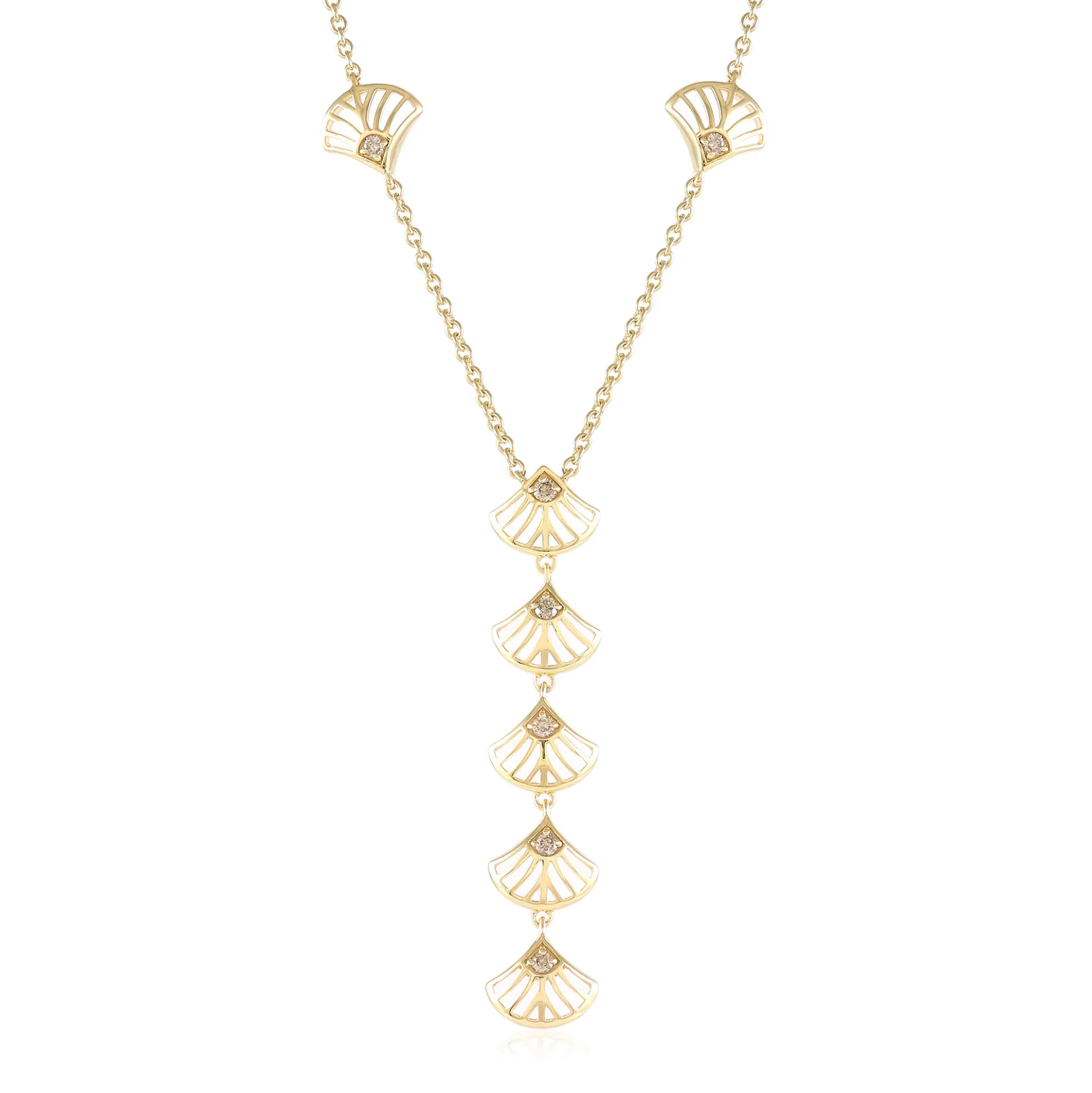 I2 Champagner-Brillant-Silbercollier