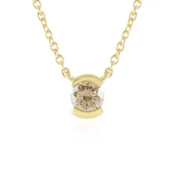 I2 Champagner-Brillant-Silbercollier