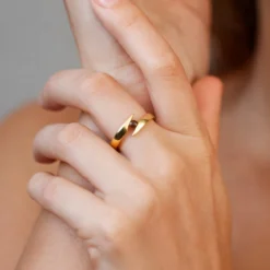 I3 Champagner-Diamant-Goldring