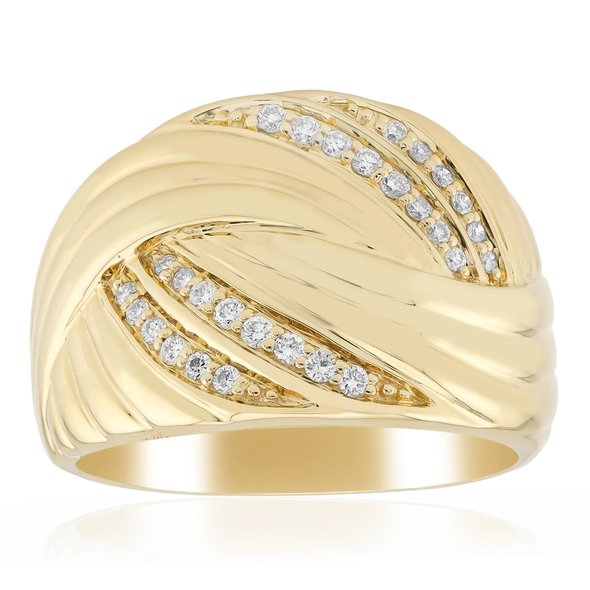 I1 (G) Brillant-Silberring