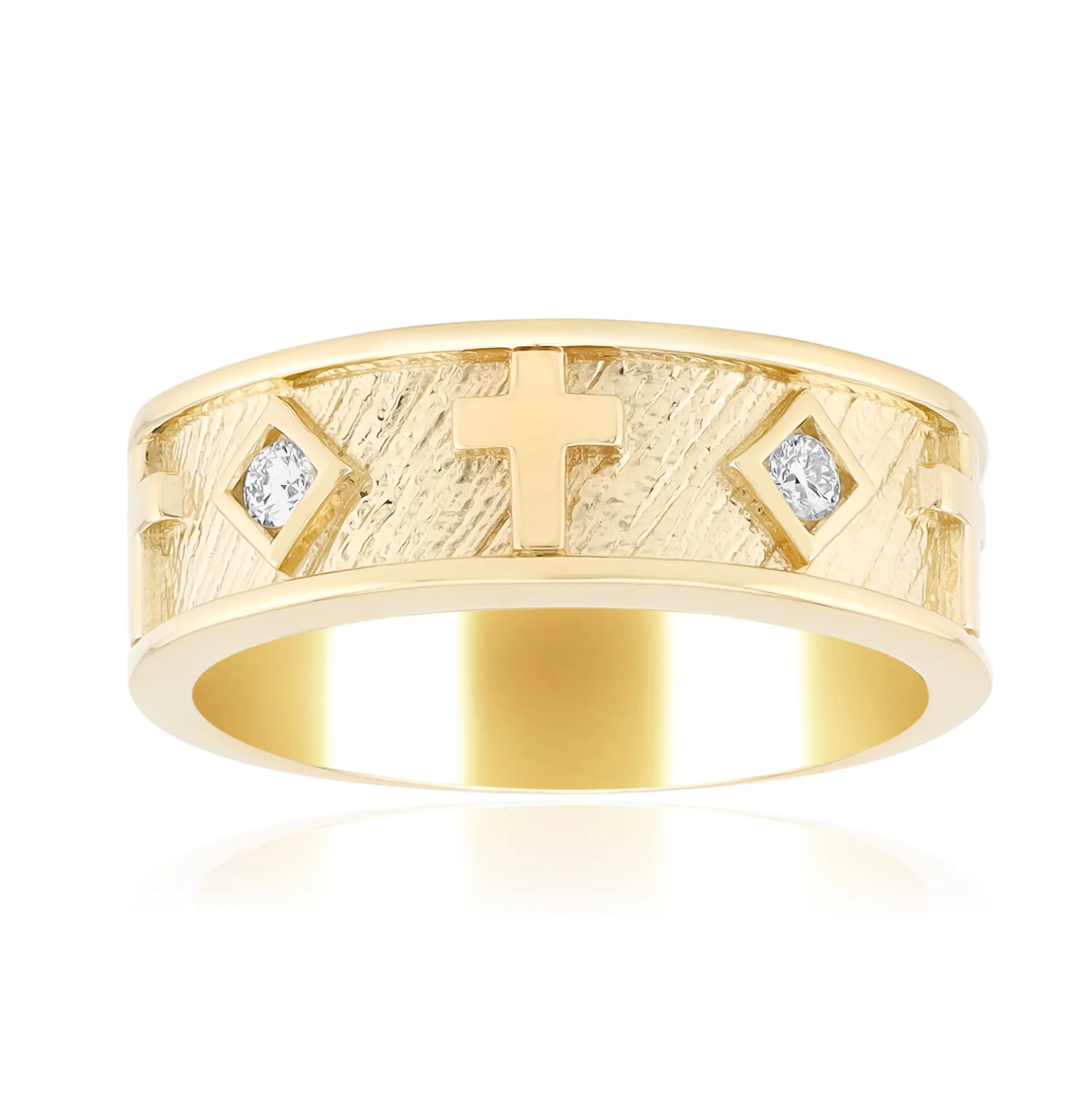 I1 (G) Brillant-Silberring