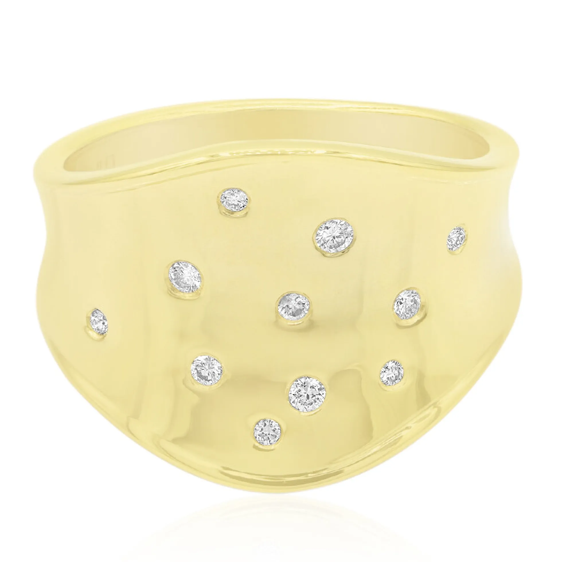 I1 (G) Brillant-Silberring