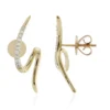 I1 (H) Diamant-Goldohrringe