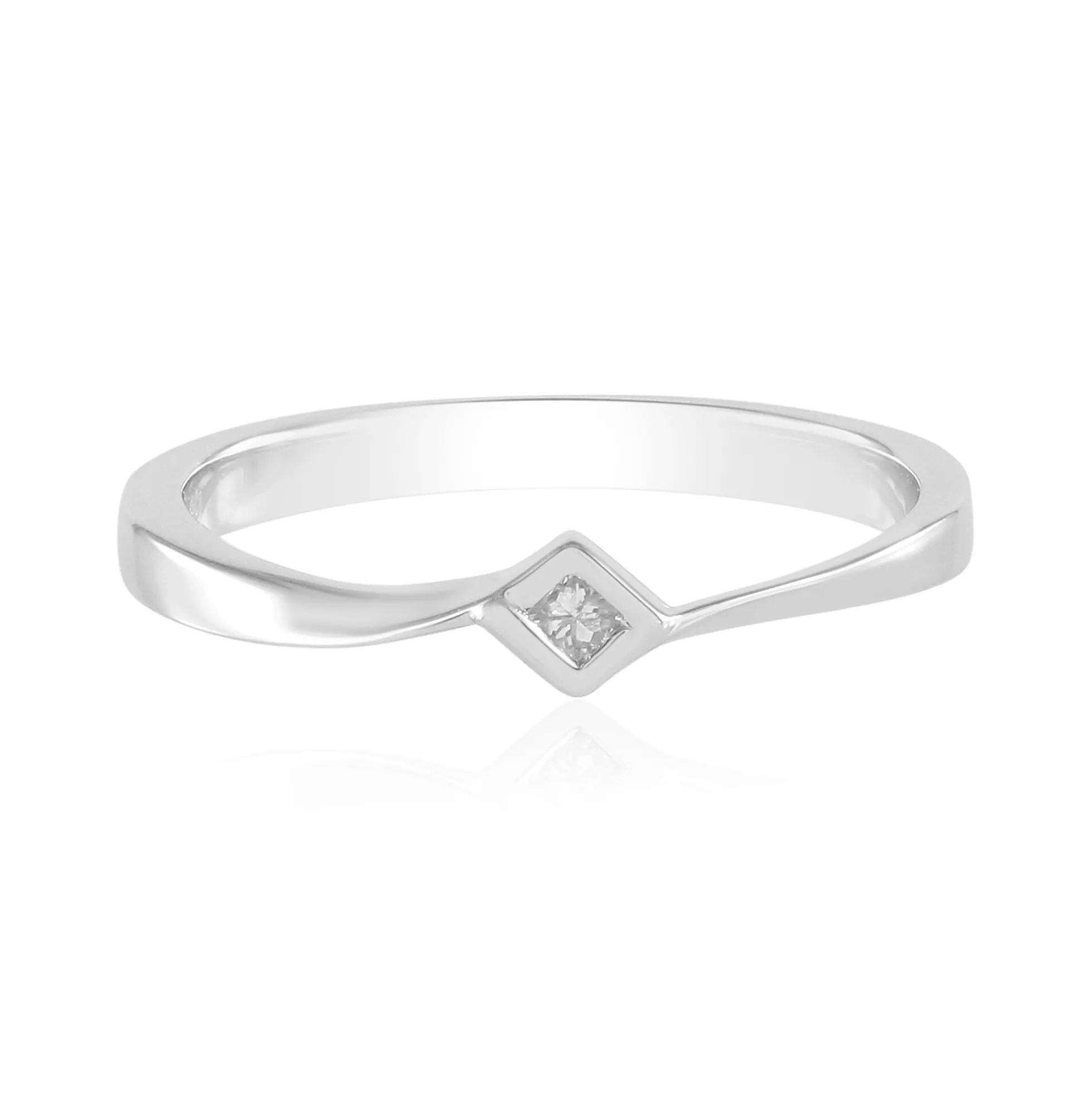 I3 (H) Diamant-Silberring