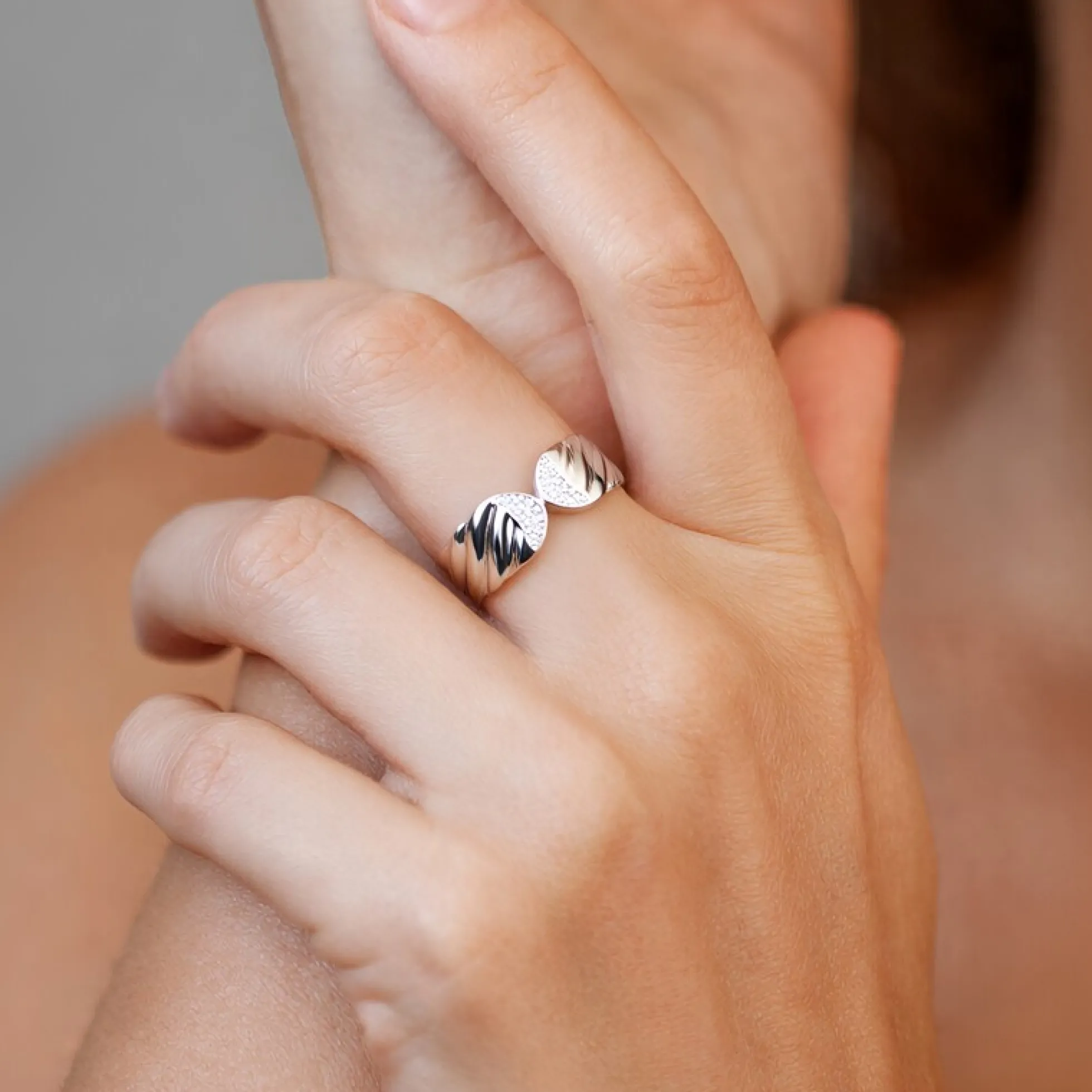 I2 (H) Diamant-Silberring
