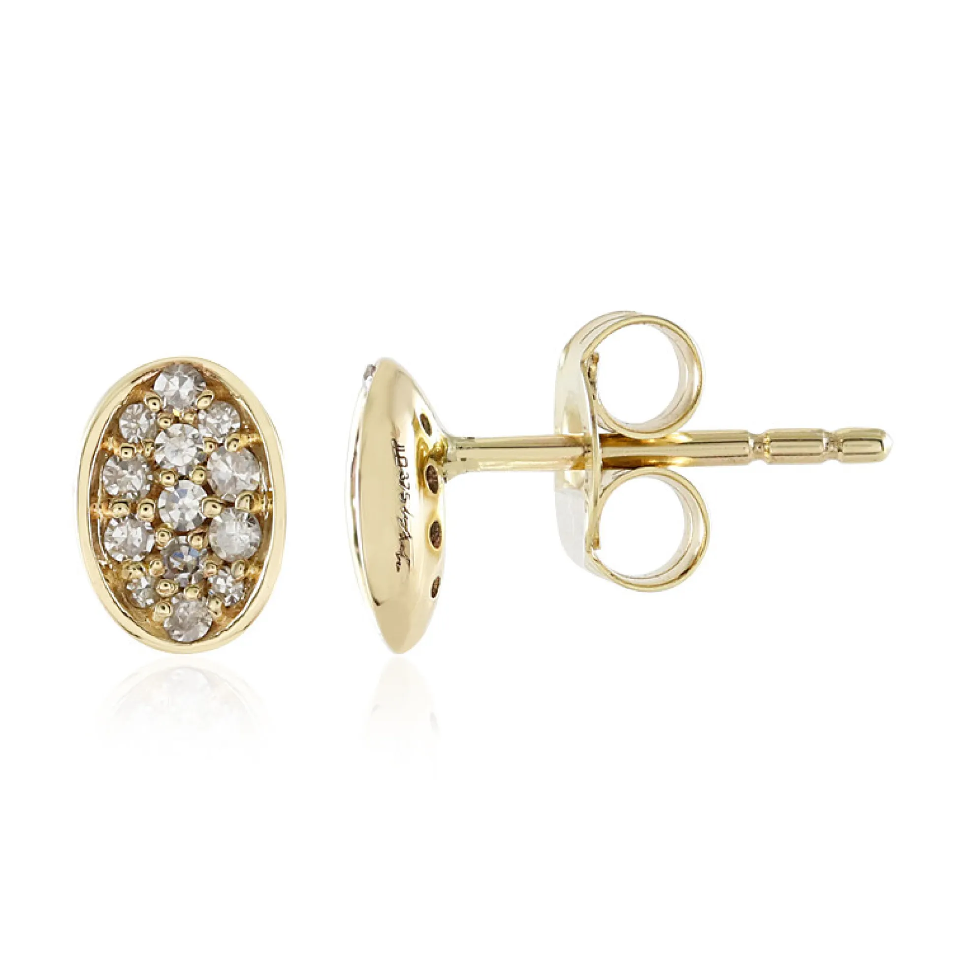 I2 (I) Diamant-Goldohrringe