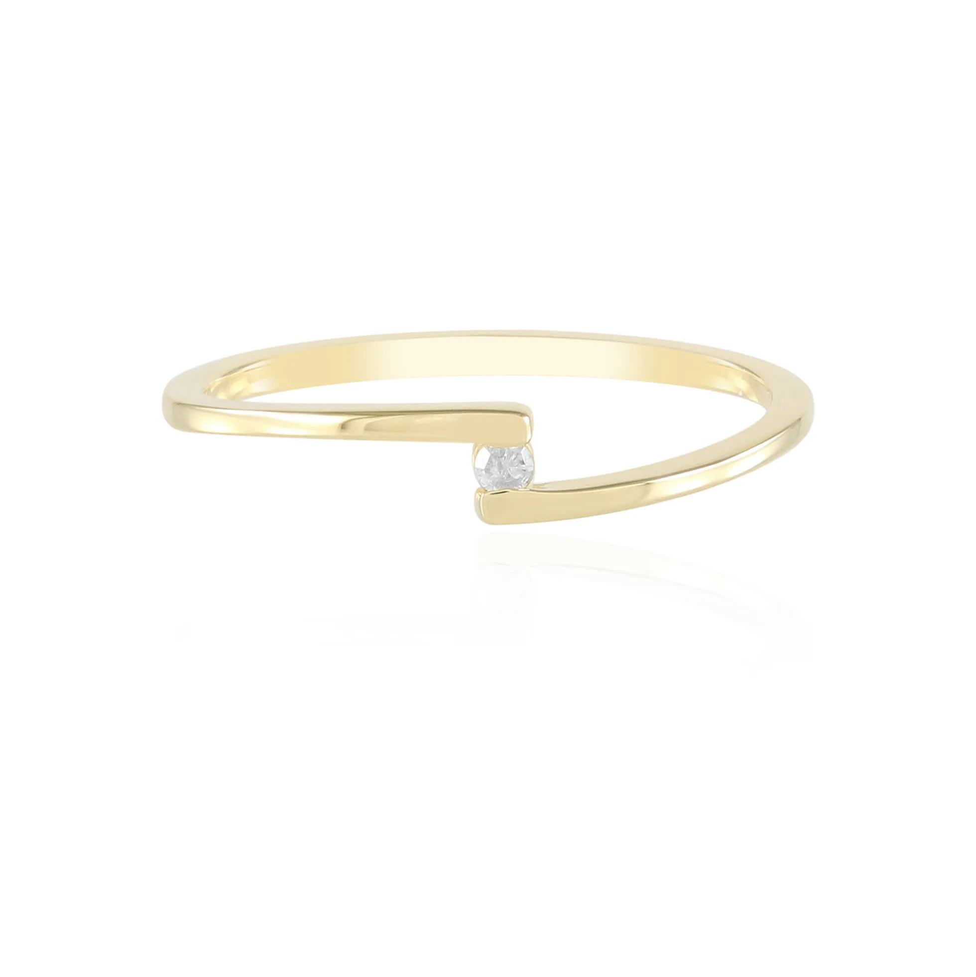 I3 (I) Diamant-Silberring