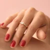 I2 Schokoladen-Brillant-Goldring